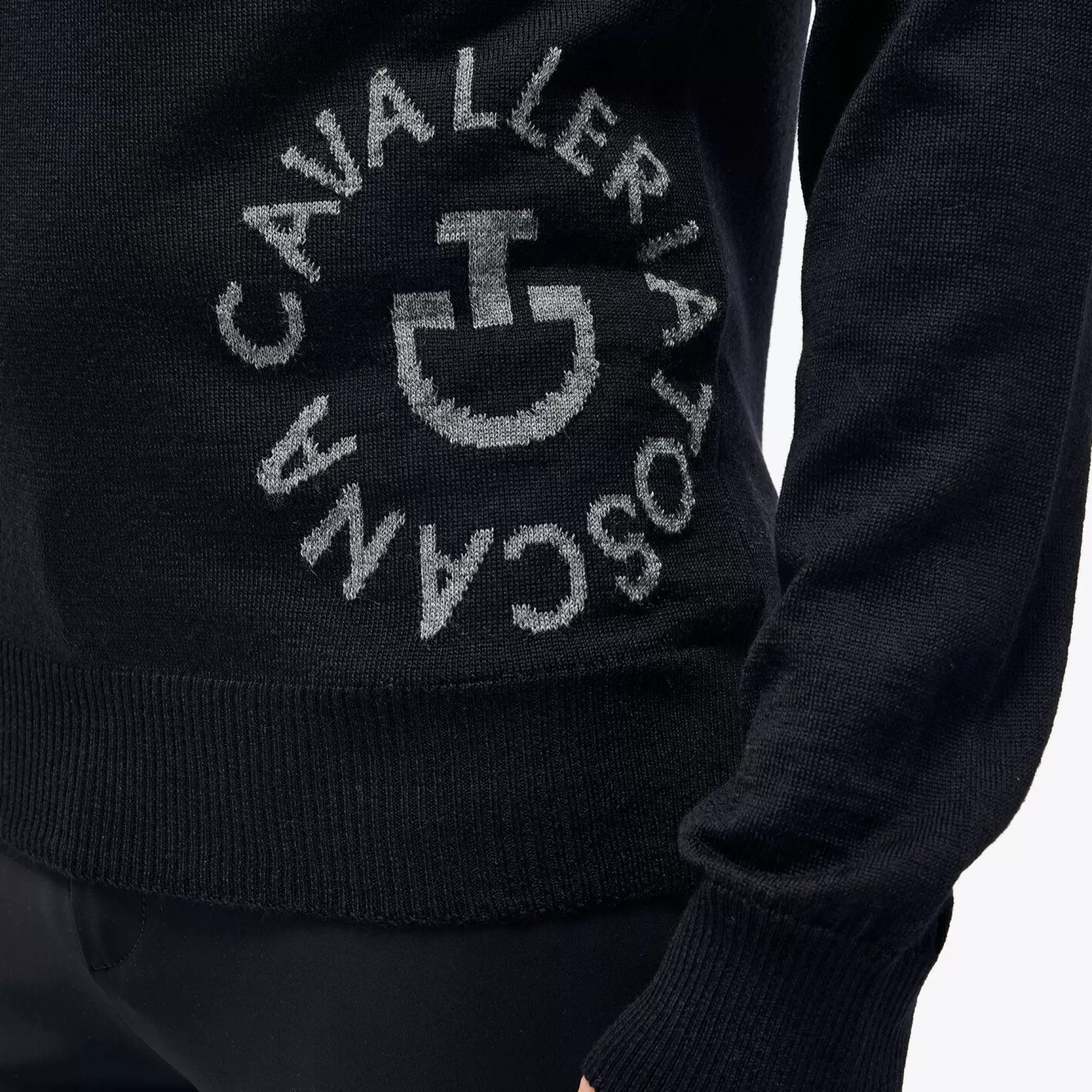 Cavalleria Toscana Maglione Con Mezza Zip In Misto Lana Merino>Uomo Maglieria