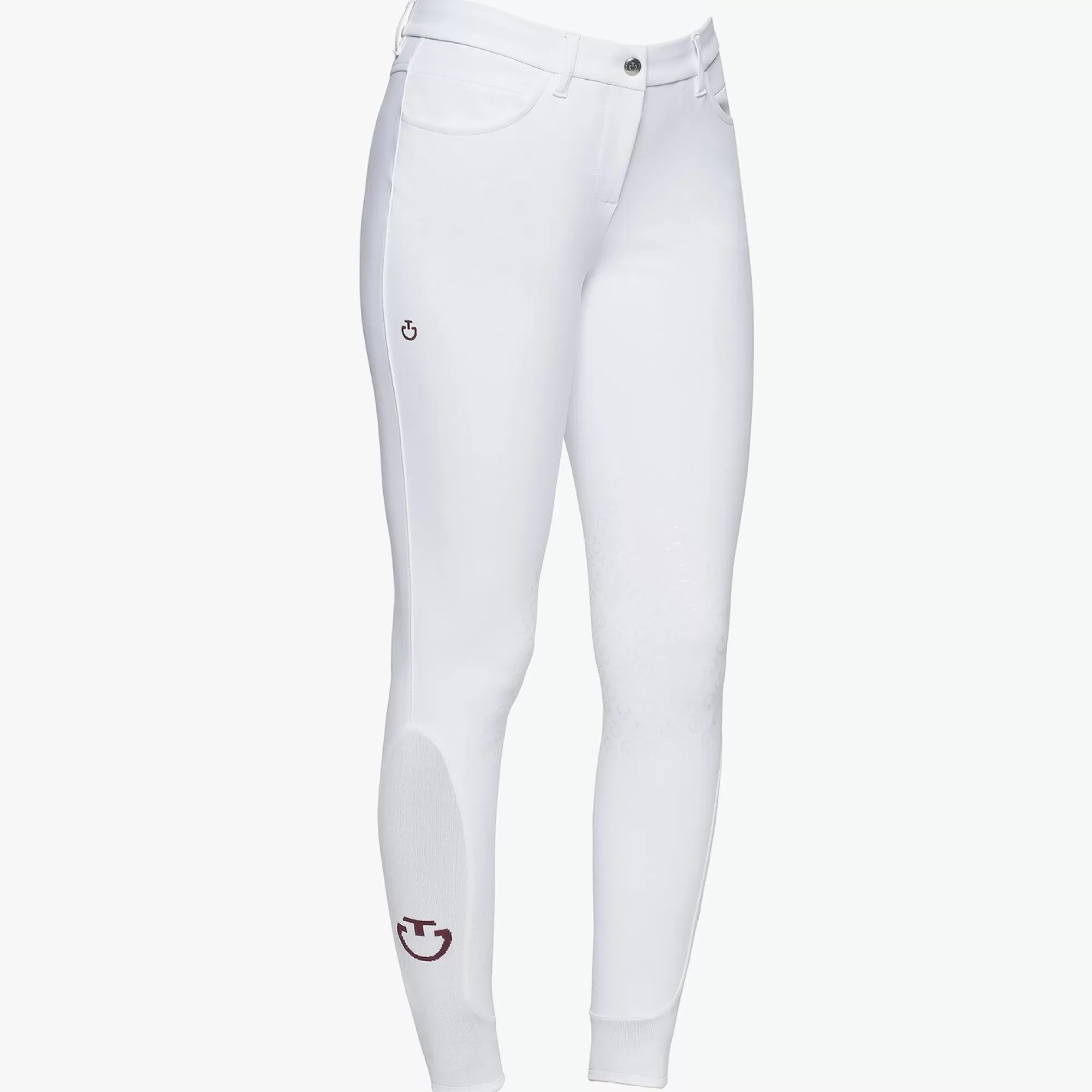 Cavalleria Toscana Pantaloni Da Equitazione Donna Con Grip Al Ginocchio.>Donna Pantaloni