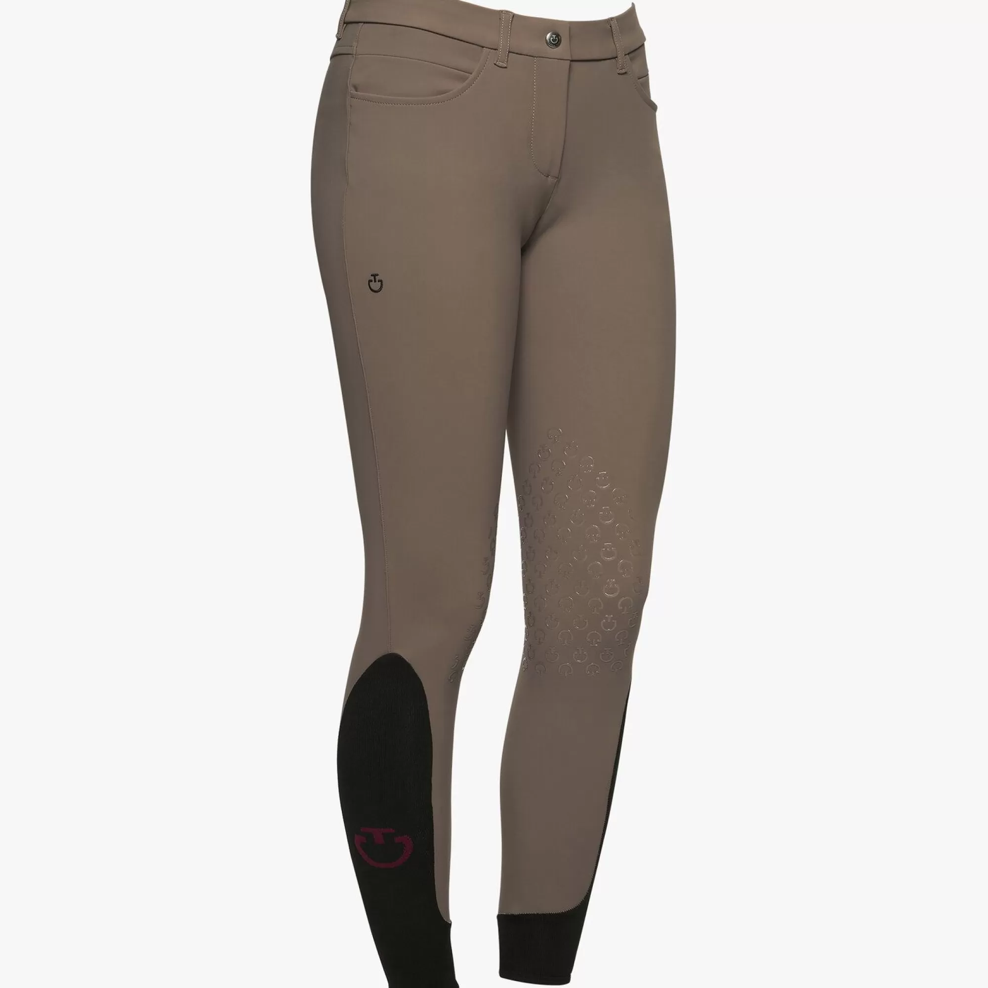 Cavalleria Toscana Pantaloni Da Equitazione Donna Con Grip Al Ginocchio.>Donna Pantaloni