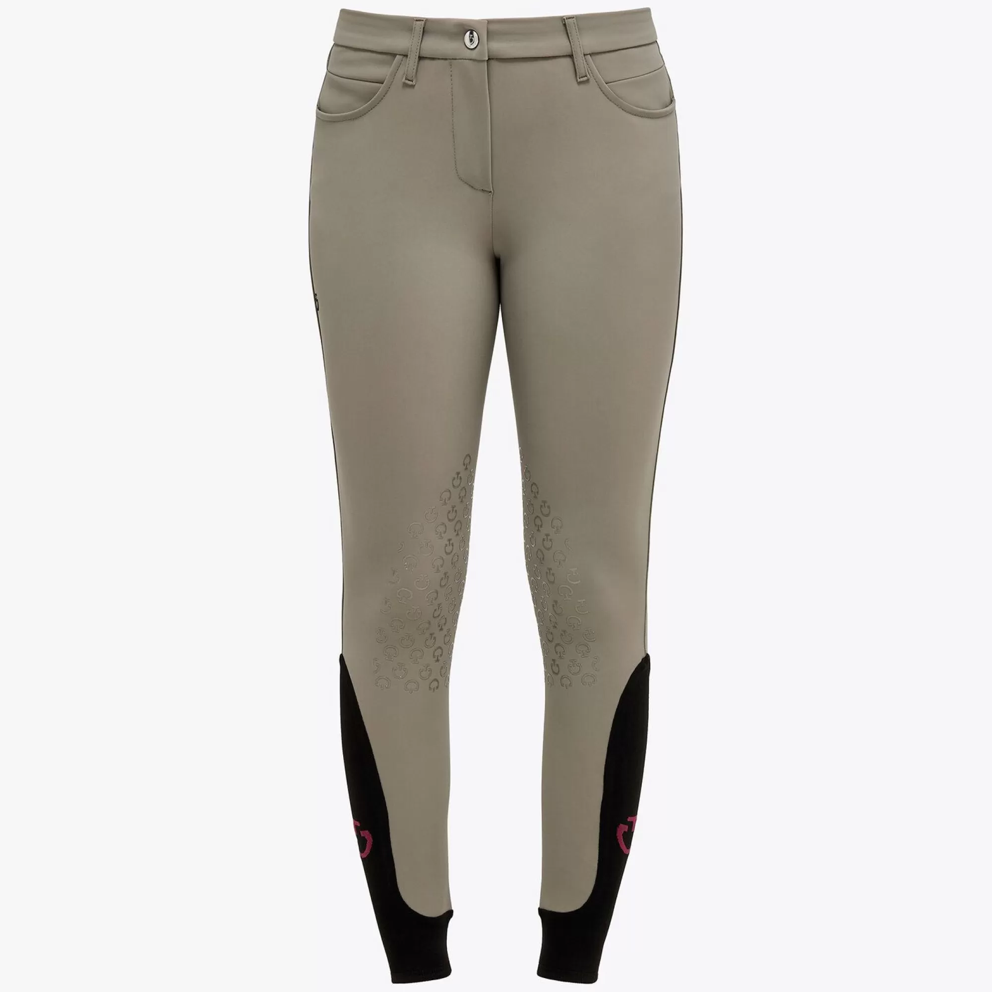 Cavalleria Toscana Pantaloni Da Equitazione Donna Con Grip Al Ginocchio.>Donna Pantaloni