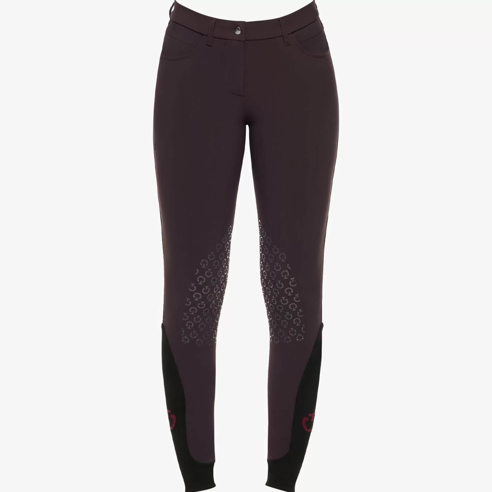 Cavalleria Toscana Pantaloni Da Equitazione Donna Con Grip Al Ginocchio.>Donna Pantaloni