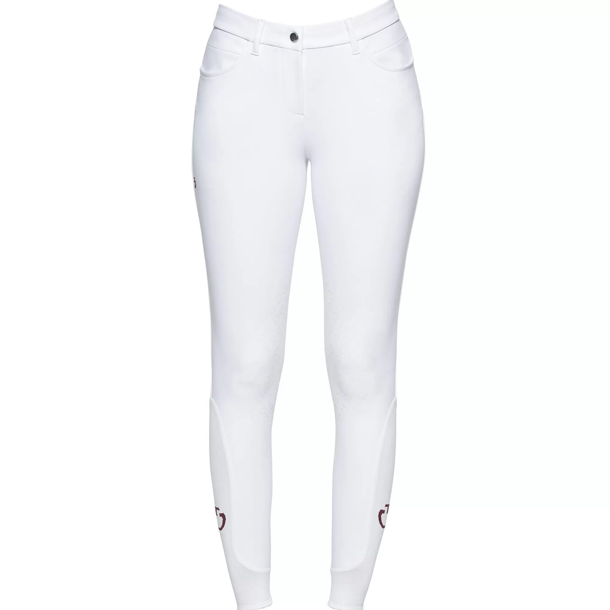 Cavalleria Toscana Pantaloni Da Equitazione Donna Con Grip Al Ginocchio.>Donna Pantaloni