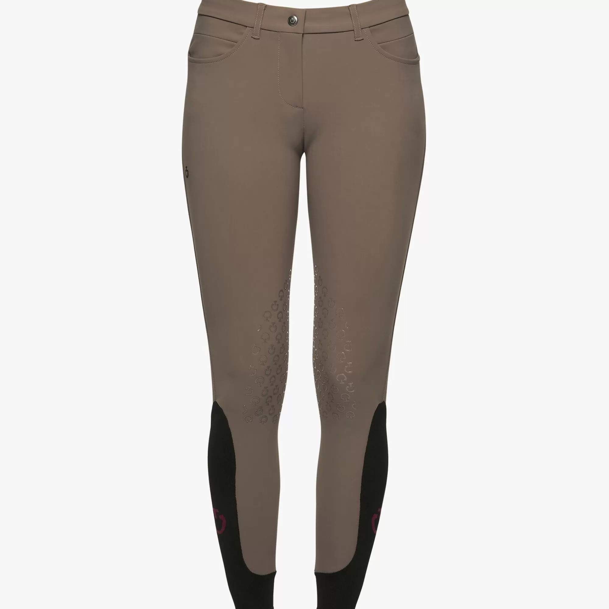 Cavalleria Toscana Pantaloni Da Equitazione Donna Con Grip Al Ginocchio.>Donna Pantaloni