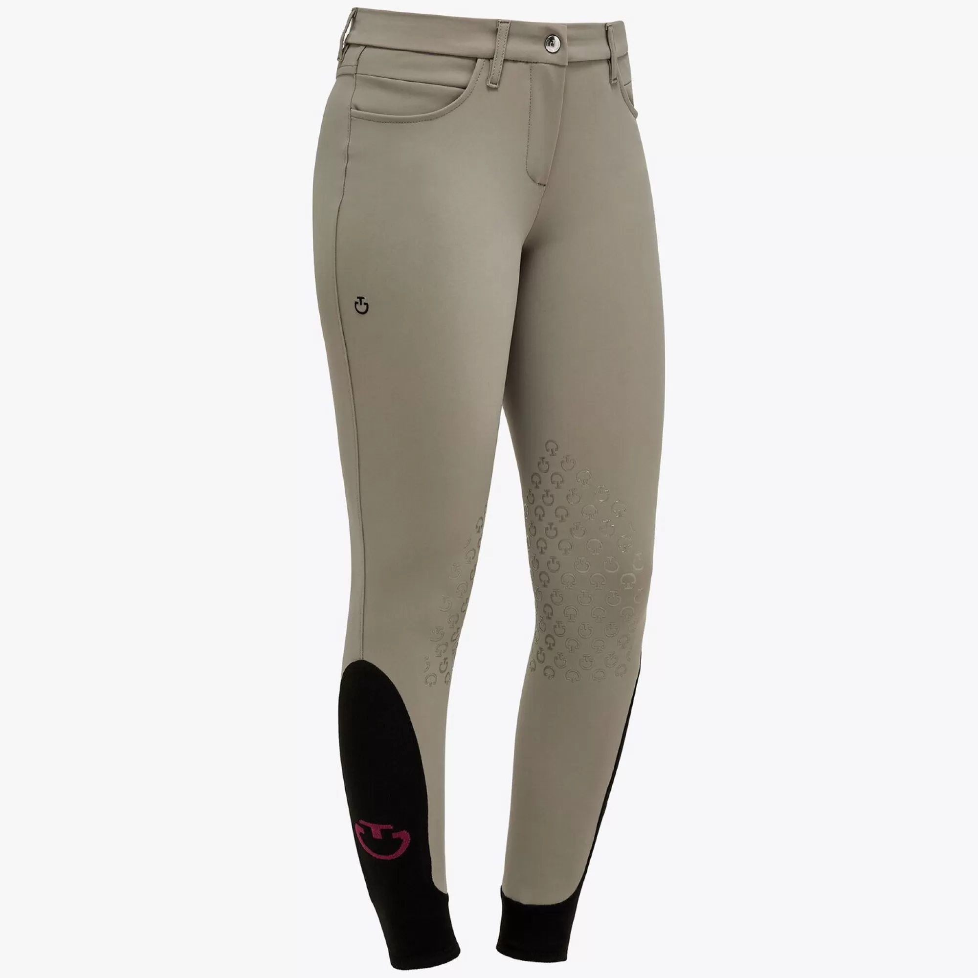 Cavalleria Toscana Pantaloni Da Equitazione Donna Con Grip Al Ginocchio.>Donna Pantaloni