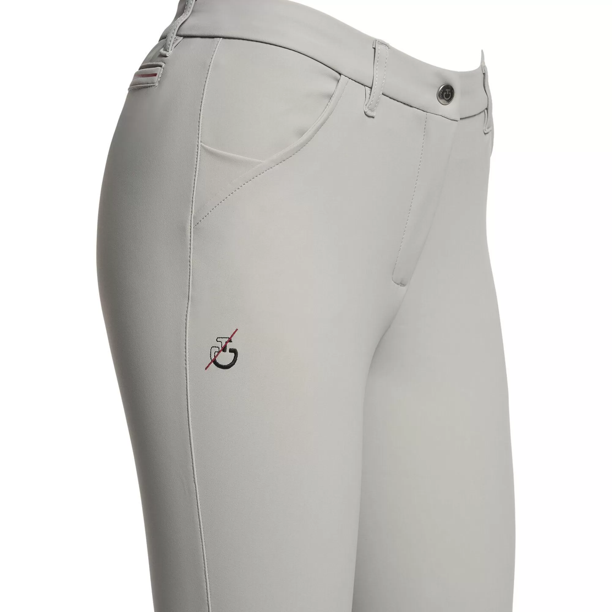 Cavalleria Toscana Pantaloni Da Equitazione Donna Ct Team Red Stripe>Donna Pantaloni