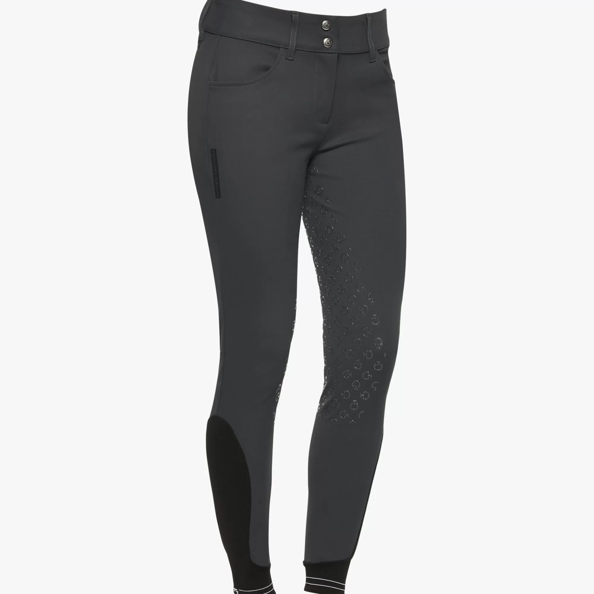 Cavalleria Toscana Pantaloni Full Grip Donna Con Logo Traforato>Donna Pantaloni