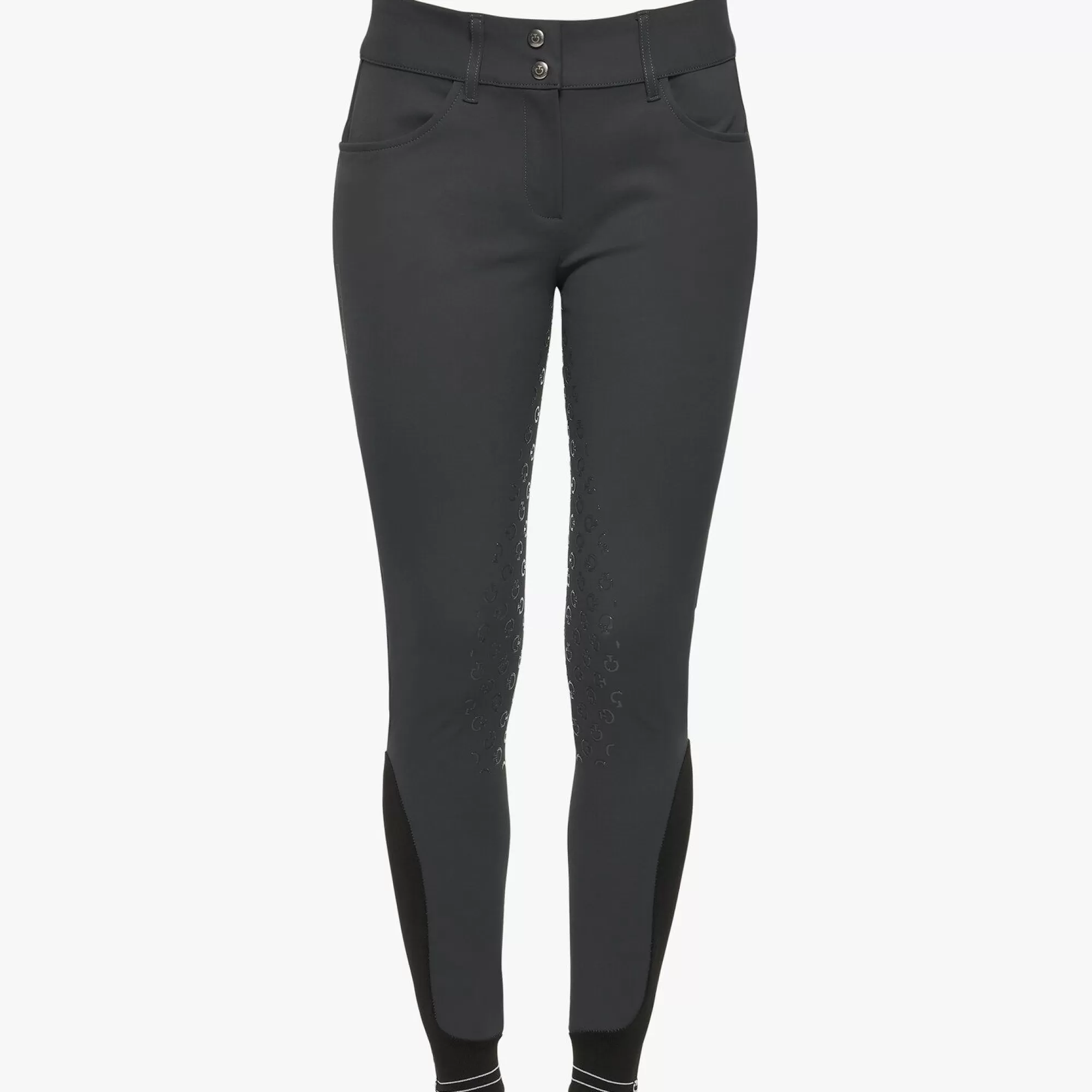 Cavalleria Toscana Pantaloni Full Grip Donna Con Logo Traforato>Donna Pantaloni